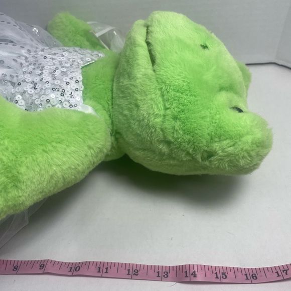 NWOT Build a Bear Spring Green Frog with Princess Outfit PRICE VERY FIRM - Picture 7 of 16